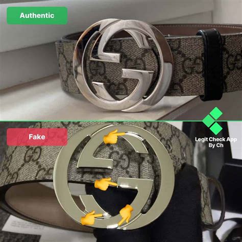 Gucci supreme belt counterfeit